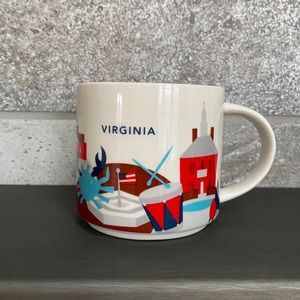 Starbucks mug You Are Here Collection Virginia